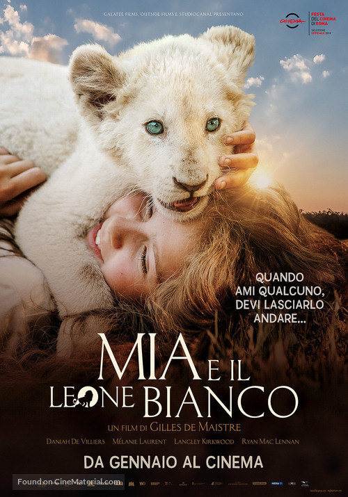 Mia et le lion blanc - Italian Movie Poster