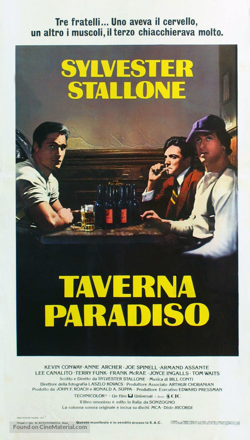 Paradise Alley - Italian Movie Poster