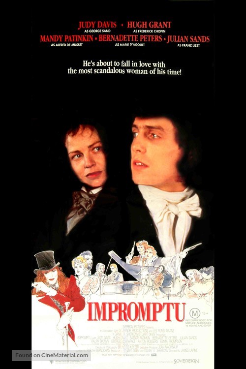 Impromptu - Australian Movie Poster