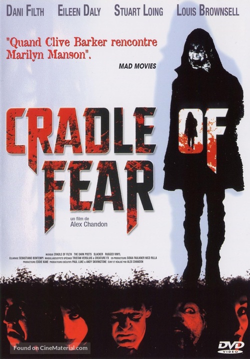 Cradle of Fear - French DVD movie cover
