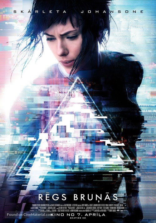 Ghost in the Shell - Latvian Movie Poster