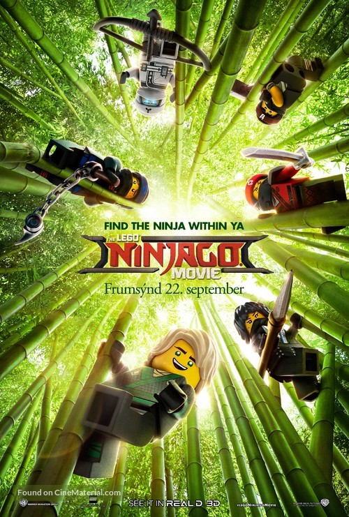 The Lego Ninjago Movie - Icelandic Movie Poster