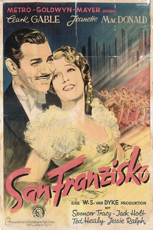 San Francisco - German Movie Poster
