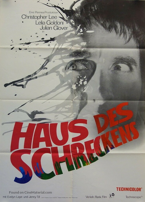 Theatre of Death - German Movie Poster