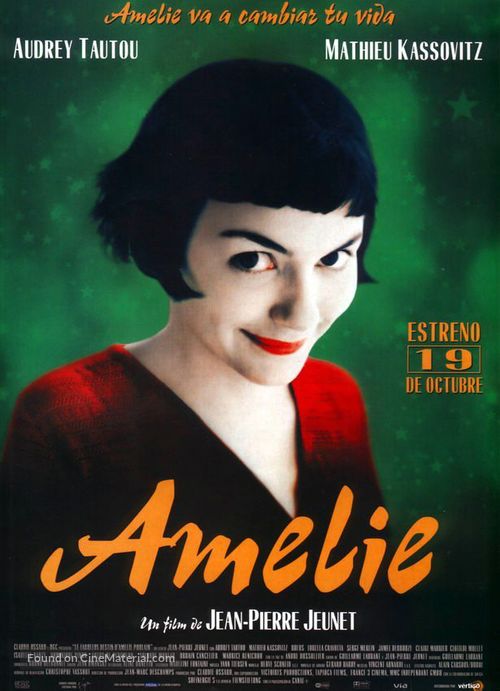 Le fabuleux destin d&#039;Am&eacute;lie Poulain - Spanish Movie Poster