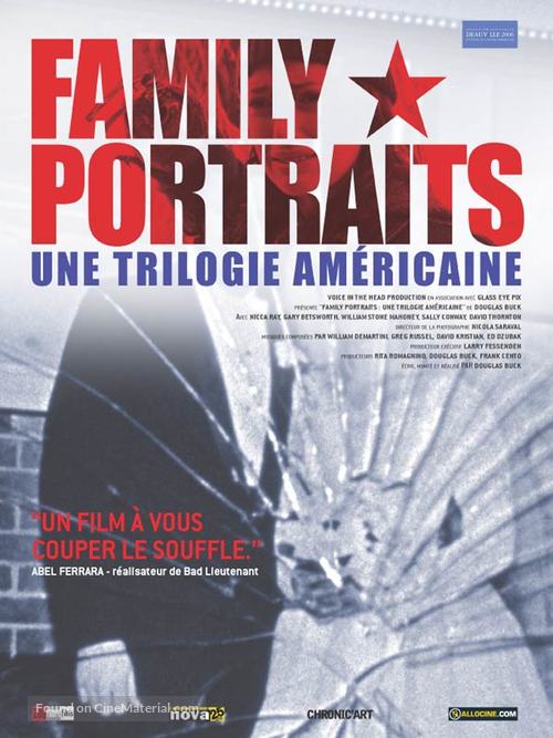 Family Portraits: A Trilogy of America - French poster
