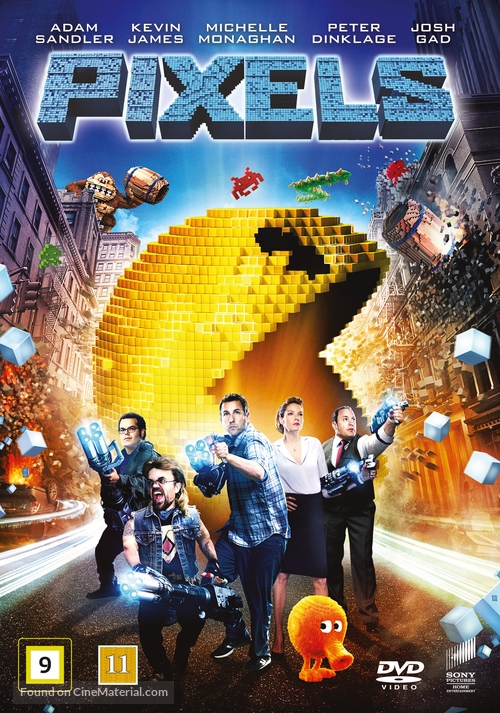 Pixels - Danish DVD movie cover