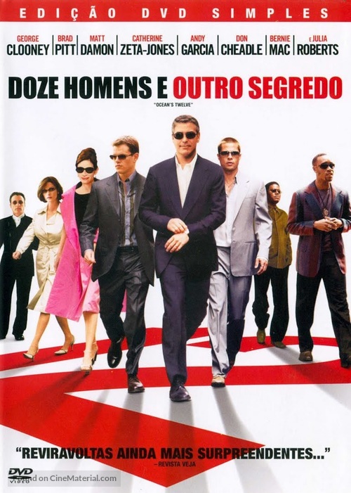 Ocean&#039;s Twelve - Brazilian DVD movie cover