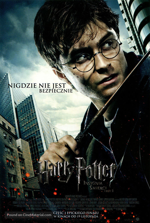 Harry Potter and the Deathly Hallows - Part 1 - Polish Movie Poster