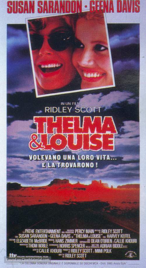 Thelma And Louise - Italian Movie Poster