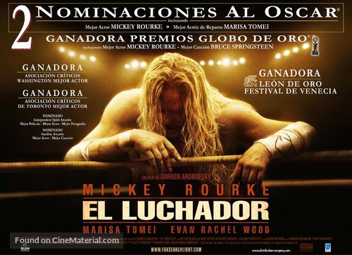 The Wrestler - Argentinian Movie Poster