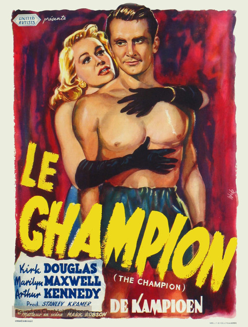 Champion - Belgian Movie Poster