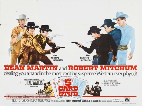 5 Card Stud - British Movie Poster