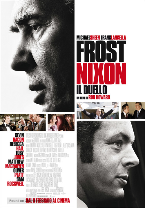 Frost/Nixon - Italian Movie Poster