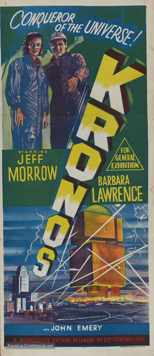 Kronos - Australian Movie Poster