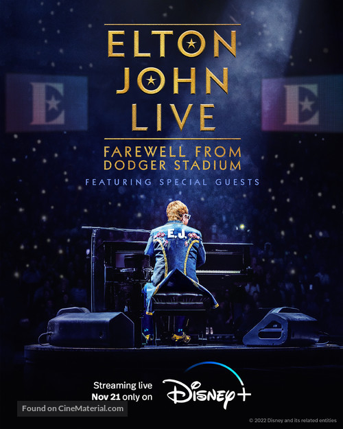 Elton John Live: Farewell from Dodger Stadium - Canadian Movie Poster