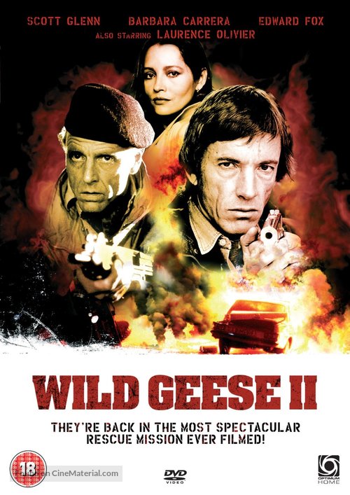 Wild Geese II - British DVD movie cover