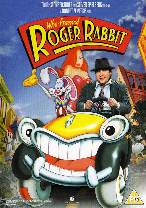 Who Framed Roger Rabbit - British DVD movie cover