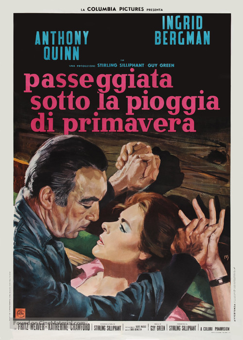 A walk in the spring rain - Italian Movie Poster
