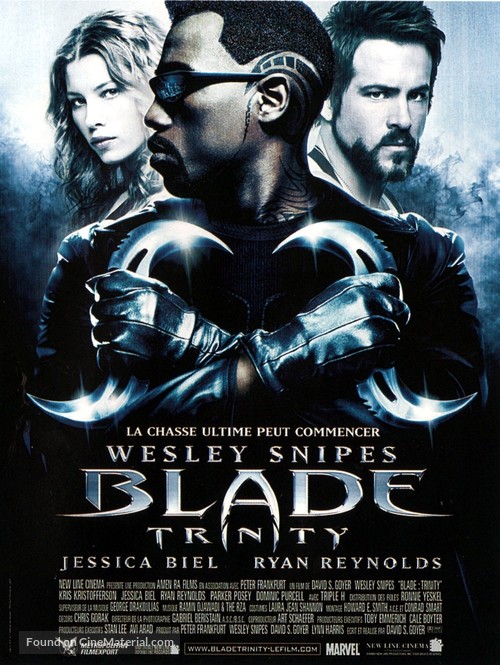 Blade: Trinity - French Movie Poster