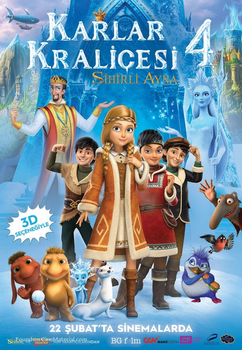 The Snow Queen: Mirrorlands - Turkish Movie Poster