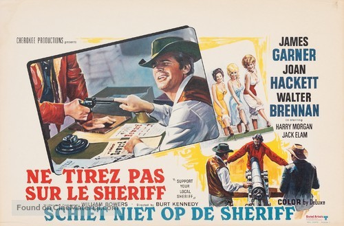 Support Your Local Sheriff! - Belgian Movie Poster