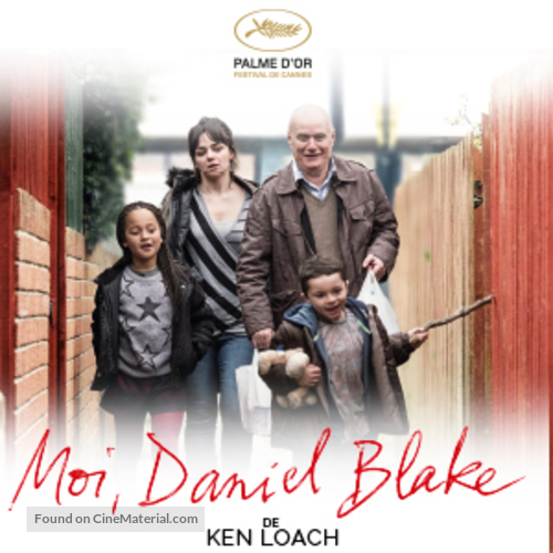 I, Daniel Blake - French Movie Poster