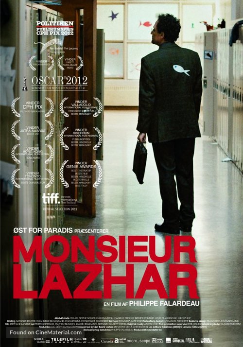 Monsieur Lazhar - Danish Movie Poster