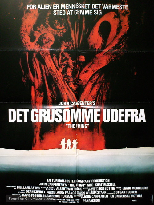 The Thing - Danish Movie Poster