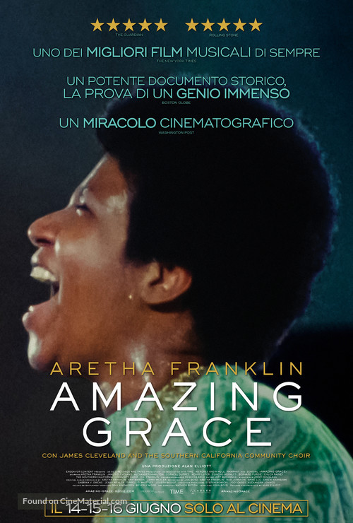 Amazing Grace - Italian Movie Poster