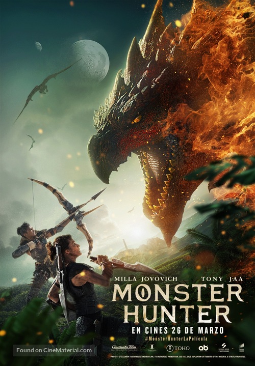 Monster Hunter - Spanish Movie Poster