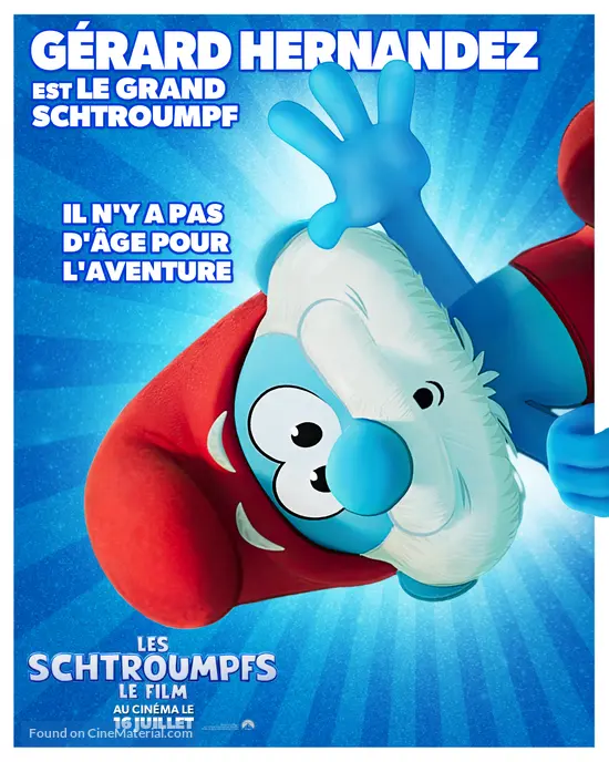 Smurfs - French Movie Poster