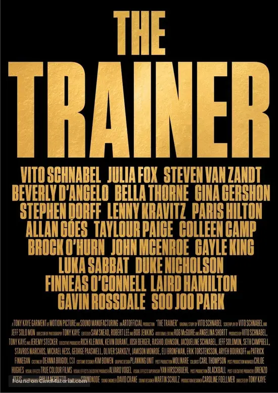 The Trainer - Movie Poster