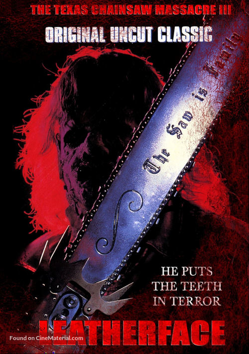 Leatherface: Texas Chainsaw Massacre III - DVD movie cover