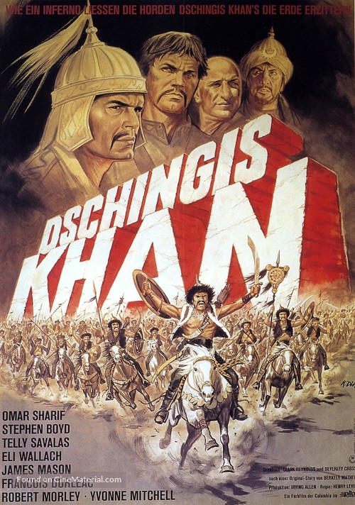 Genghis Khan - German Movie Poster