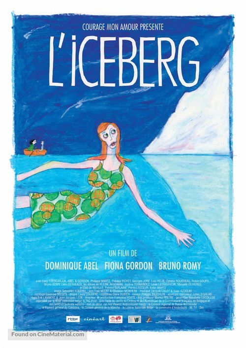 Iceberg, L&#039; - Belgian poster