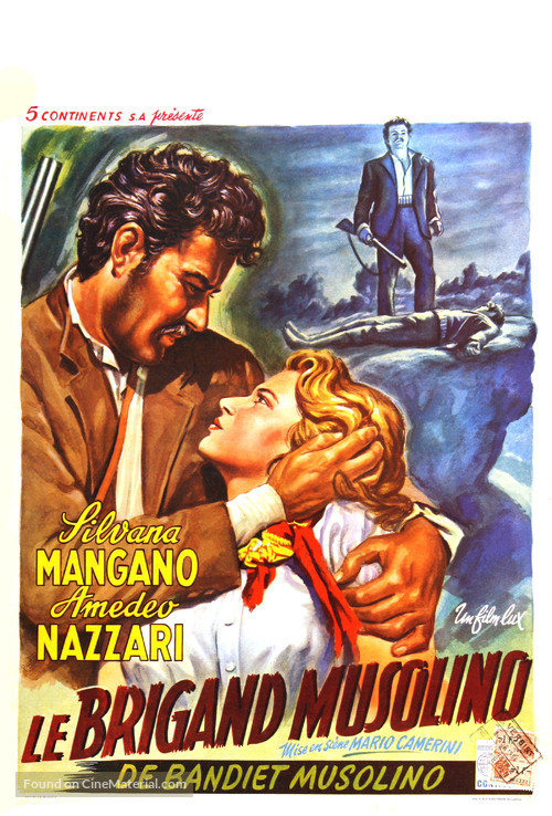 Brigante Musolino, Il - Belgian Movie Poster