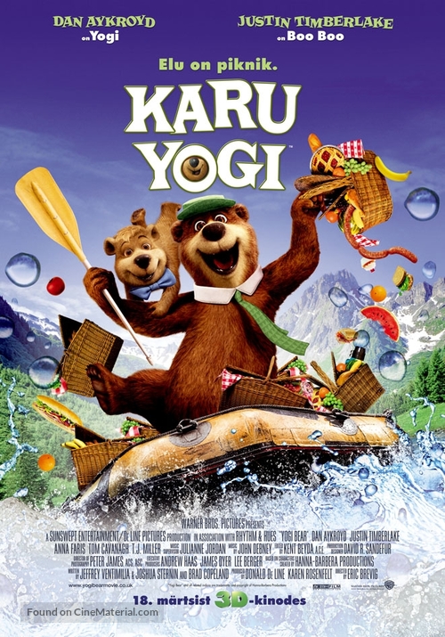 Yogi Bear - Estonian Movie Poster