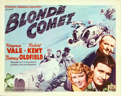 Blonde Comet - British Movie Poster