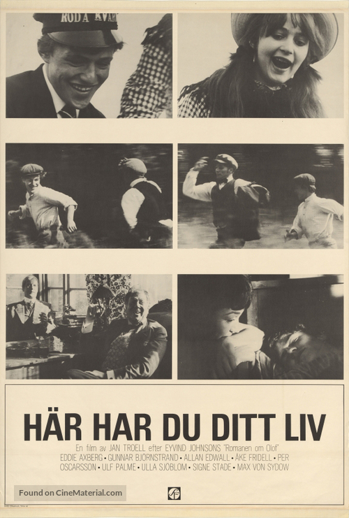 H&auml;r har du ditt liv - Swedish Movie Poster