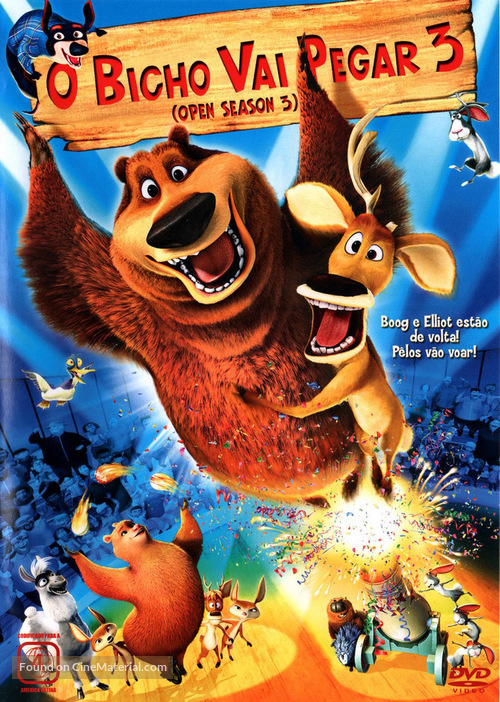 Open Season 3 - Brazilian DVD movie cover