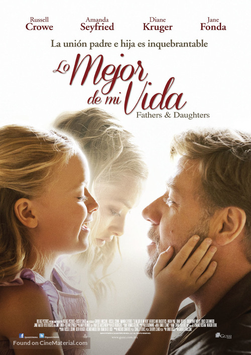 Fathers and Daughters - Mexican Movie Poster