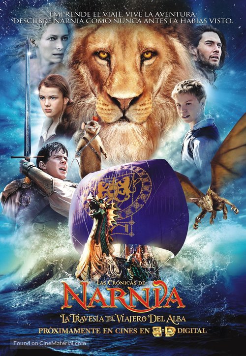 The Chronicles of Narnia: The Voyage of the Dawn Treader - Mexican Movie Poster