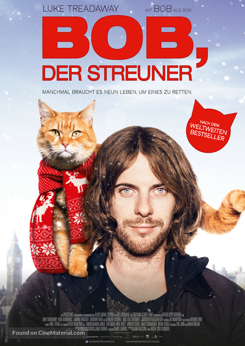 A Street Cat Named Bob - German Movie Poster