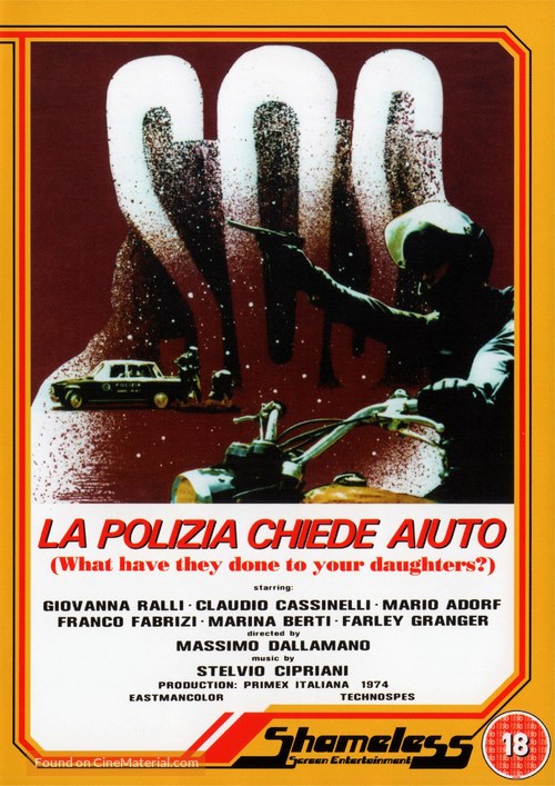 La polizia chiede aiuto - British DVD movie cover