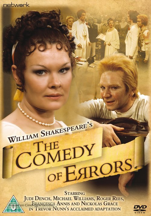 The Comedy of Errors - British DVD movie cover