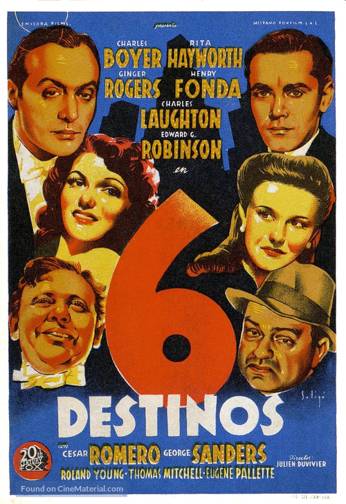Tales of Manhattan - Spanish Movie Poster