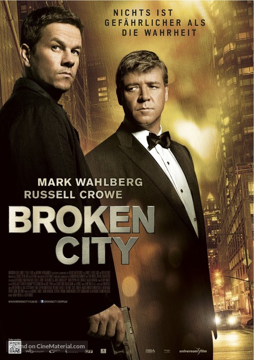 Broken City - German Movie Poster