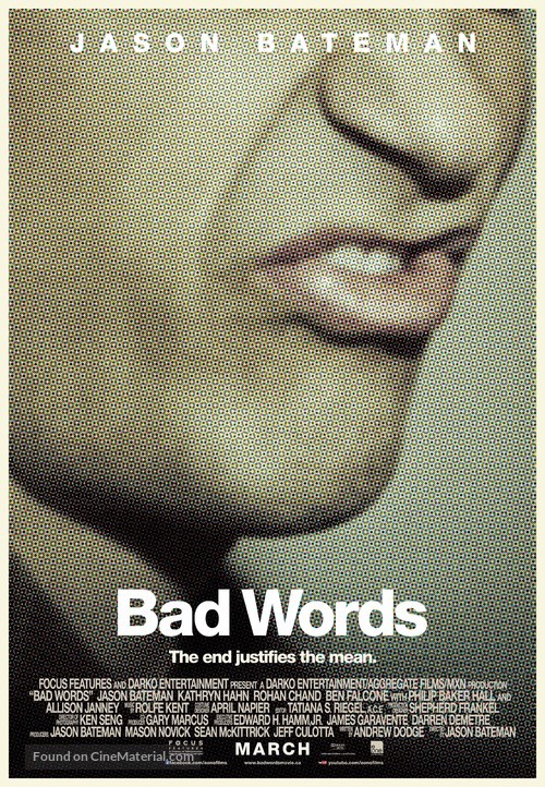 Bad Words - Canadian Movie Poster