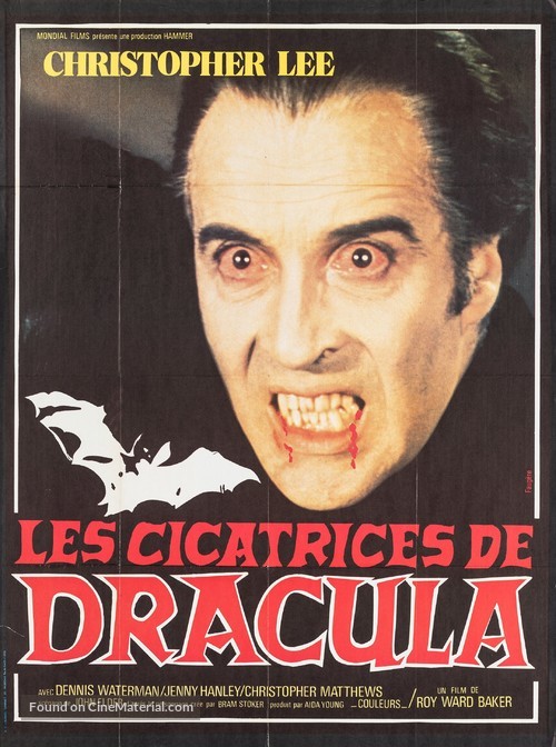 Scars of Dracula - French Movie Poster